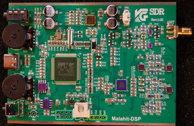 Connecting the Malahit DSP SDR Radio receiver to the PC 